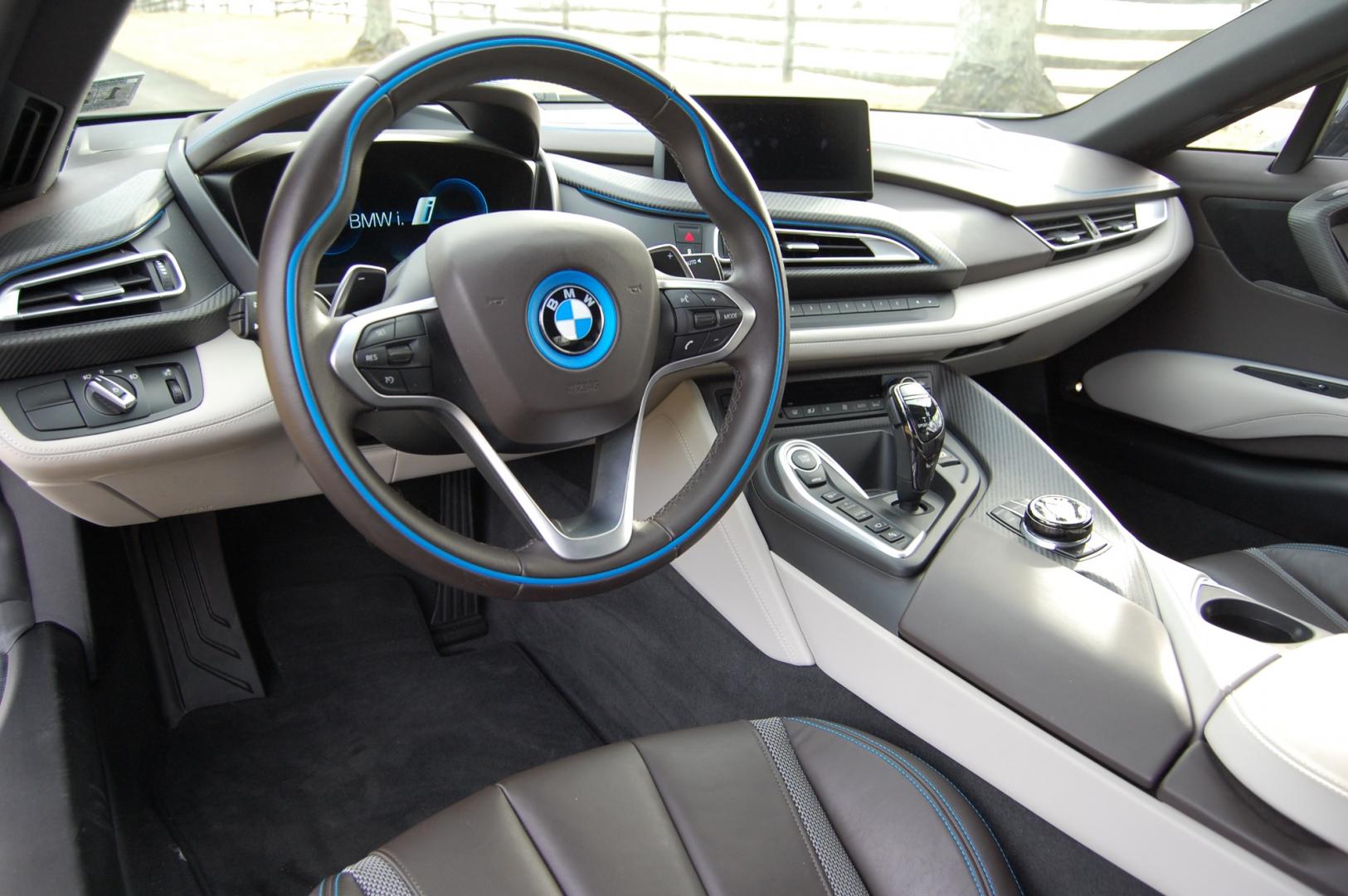 2019 White /Brown Leather BMW i8 (WBY2Z4C50KV) with an 3 cylinder Turbo/ Electric drive engine, Automatic transmission, located at 6528 Lower York Road, New Hope, PA, 18938, (215) 862-9555, 40.358707, -74.977882 - Here we have a beautiful looking and driving 2019 BMW i8 with 7,497 miles. This BMW has a 3 cylinder turbo gas engine with electric motors putting power to all four wheels via an automatic transmission. The interior offers brown leather, keyless entry, cruise control, tilt steering wheel, power wind - Photo#29